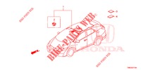 BEDRADINGSBUNDEL (6) (LH) voor Honda CIVIC TOURER 1.8 LIFESTYLE 5 deuren 5-traps automatische versnellingsbak 2015