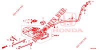 BRANDSTOF VUL PIJP  voor Honda CIVIC TOURER 1.8 LIFESTYLE 5 deuren 5-traps automatische versnellingsbak 2015