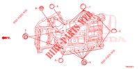 DOORVOERTULLE (INFERIEUR) voor Honda CIVIC TOURER 1.8 LIFESTYLE 5 deuren 5-traps automatische versnellingsbak 2015