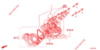 GAS HUIS('84,'85)  voor Honda CIVIC TOURER 1.8 LIFESTYLE 5 deuren 5-traps automatische versnellingsbak 2015