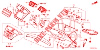 INSTRUMENTEN AFWERKING (COTE DE PASSAGER) (LH) voor Honda CIVIC TOURER 1.8 LIFESTYLE 5 deuren 5-traps automatische versnellingsbak 2015