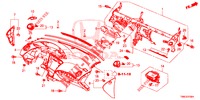 INSTRUMENTEN PANEEL BOVEN (LH) voor Honda CIVIC TOURER 1.8 LIFESTYLE 5 deuren 5-traps automatische versnellingsbak 2015