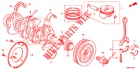 KRUKAS/ZUIGER  voor Honda CIVIC TOURER 1.8 LIFESTYLE 5 deuren 5-traps automatische versnellingsbak 2015