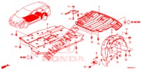 ONDER AFDEKKING  voor Honda CIVIC TOURER 1.8 LIFESTYLE 5 deuren 5-traps automatische versnellingsbak 2015