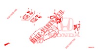 RADAR  voor Honda CIVIC TOURER 1.8 LIFESTYLE 5 deuren 5-traps automatische versnellingsbak 2015