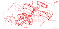 SNELHEIDSMETER  voor Honda CIVIC TOURER 1.8 LIFESTYLE 5 deuren 5-traps automatische versnellingsbak 2015