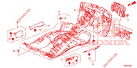 VLOERMAT/ISOLATOR  voor Honda CIVIC TOURER 1.8 LIFESTYLE 5 deuren 5-traps automatische versnellingsbak 2015