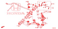 VOOR KNOKKEL  voor Honda CIVIC TOURER 1.8 LIFESTYLE 5 deuren 5-traps automatische versnellingsbak 2015