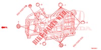 DOORVOERTULLE (INFERIEUR) voor Honda CIVIC TOURER DIESEL 1.6 STYLE NAVI 5 deuren 6-versnellings handgeschakelde versnellingsbak 2016