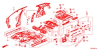 VLOER/BINNEN PANELEN  voor Honda CIVIC TOURER DIESEL 1.6 STYLE NAVI 5 deuren 6-versnellings handgeschakelde versnellingsbak 2016