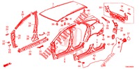 BUITEN PANELEN/ACHTER PANEEL  voor Honda CIVIC TOURER DIESEL 1.6 EXECUTIVE 5 deuren 6-versnellings handgeschakelde versnellingsbak 2016