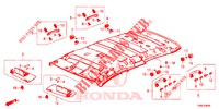 DAK VOERING  voor Honda CIVIC TOURER DIESEL 1.6 EXECUTIVE 5 deuren 6-versnellings handgeschakelde versnellingsbak 2016