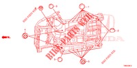 DOORVOERTULLE (INFERIEUR) voor Honda CIVIC TOURER DIESEL 1.6 EXECUTIVE 5 deuren 6-versnellings handgeschakelde versnellingsbak 2016