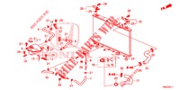 RADIATOR SLANG/RESERVETANK (DIESEL) voor Honda CIVIC TOURER DIESEL 1.6 EXECUTIVE 5 deuren 6-versnellings handgeschakelde versnellingsbak 2016