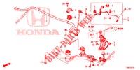 VOOR KNOKKEL  voor Honda CIVIC TOURER DIESEL 1.6 EXECUTIVE 5 deuren 6-versnellings handgeschakelde versnellingsbak 2016