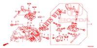 WISSELHENDEL (DIESEL) voor Honda CIVIC TOURER DIESEL 1.6 EXECUTIVE 5 deuren 6-versnellings handgeschakelde versnellingsbak 2016