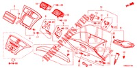 INSTRUMENTEN AFWERKING (COTE DE PASSAGER) (LH) voor Honda CIVIC TOURER DIESEL 1.6 S 5 deuren 6-versnellings handgeschakelde versnellingsbak 2016