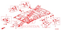 DAK VOERING  voor Honda CIVIC TOURER 1.8 COMFORT 5 deuren 6-versnellings handgeschakelde versnellingsbak 2016