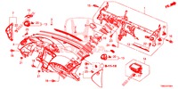 INSTRUMENTEN PANEEL BOVEN (LH) voor Honda CIVIC TOURER 1.8 COMFORT 5 deuren 6-versnellings handgeschakelde versnellingsbak 2016