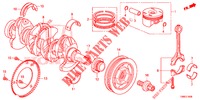 KRUKAS/ZUIGER  voor Honda CIVIC TOURER 1.8 COMFORT 5 deuren 6-versnellings handgeschakelde versnellingsbak 2016