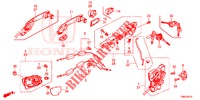 VOOR PORTIER SLOTEN/BUITEN HENDEL  voor Honda CIVIC TOURER 1.8 COMFORT 5 deuren 6-versnellings handgeschakelde versnellingsbak 2016