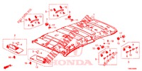 DAK VOERING  voor Honda CIVIC TOURER 1.8 EXECUTIVE NAVI 5 deuren 5-traps automatische versnellingsbak 2016