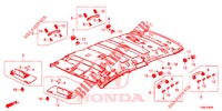 DAK VOERING  voor Honda CIVIC TOURER 1.8 EXECUTIVE 5 deuren 5-traps automatische versnellingsbak 2016