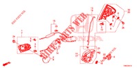 ACHTER PORTIER SLOTEN/BUITEN HENDEL  voor Honda CIVIC TOURER 1.8 LIFESTYLE 5 deuren 5-traps automatische versnellingsbak 2016