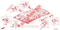 DAK VOERING  voor Honda CIVIC TOURER 1.8 LIFESTYLE 5 deuren 5-traps automatische versnellingsbak 2016