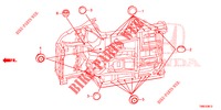 DOORVOERTULLE (INFERIEUR) voor Honda CIVIC TOURER 1.8 LIFESTYLE 5 deuren 5-traps automatische versnellingsbak 2016
