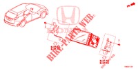 INBOUWSET  voor Honda CIVIC TOURER 1.8 LIFESTYLE 5 deuren 5-traps automatische versnellingsbak 2016