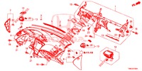 INSTRUMENTEN PANEEL BOVEN (LH) voor Honda CIVIC TOURER 1.8 LIFESTYLE 5 deuren 5-traps automatische versnellingsbak 2016