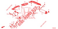 UITLAATPIJP/GELUIDDEMPER (PGM FI)  voor Honda CIVIC TOURER 1.8 LIFESTYLE 5 deuren 5-traps automatische versnellingsbak 2016