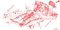 VLOERMAT/ISOLATOR  voor Honda CIVIC TOURER 1.8 LIFESTYLE 5 deuren 5-traps automatische versnellingsbak 2016