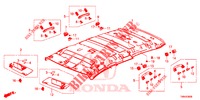 DAK VOERING  voor Honda CIVIC TOURER DIESEL 1.6 ELEGANCE 5 deuren 6-versnellings handgeschakelde versnellingsbak 2017