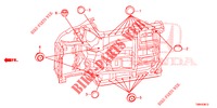 DOORVOERTULLE (INFERIEUR) voor Honda CIVIC TOURER DIESEL 1.6 ELEGANCE 5 deuren 6-versnellings handgeschakelde versnellingsbak 2017