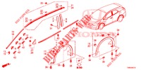 GIETWERK/BESCHERMER  voor Honda CIVIC TOURER DIESEL 1.6 ELEGANCE 5 deuren 6-versnellings handgeschakelde versnellingsbak 2017