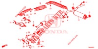 UITLAATPIJP/GELUIDDEMPER (DIESEL) voor Honda CIVIC TOURER DIESEL 1.6 ELEGANCE 5 deuren 6-versnellings handgeschakelde versnellingsbak 2017