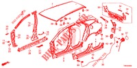 BUITEN PANELEN/ACHTER PANEEL  voor Honda CIVIC TOURER DIESEL 1.6 SPORT NAVI 5 deuren 6-versnellings handgeschakelde versnellingsbak 2017