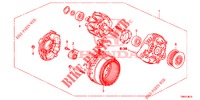 GENERATOR (DIESEL) (DENSO) voor Honda CIVIC TOURER DIESEL 1.6 SPORT NAVI 5 deuren 6-versnellings handgeschakelde versnellingsbak 2017