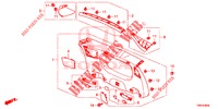 ACHTERKLEP VOERING/ ACHTER PANEEL VOERING(2DE)  voor Honda CIVIC TOURER DIESEL 1.6 LIFSTYLE 5 deuren 6-versnellings handgeschakelde versnellingsbak 2017
