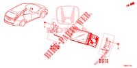 INBOUWSET  voor Honda CIVIC TOURER DIESEL 1.6 LIFSTYLE 5 deuren 6-versnellings handgeschakelde versnellingsbak 2017
