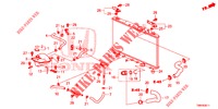 RADIATOR SLANG/RESERVETANK (DIESEL) voor Honda CIVIC TOURER DIESEL 1.6 LIFSTYLE 5 deuren 6-versnellings handgeschakelde versnellingsbak 2017