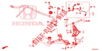 VOOR KNOKKEL  voor Honda CIVIC TOURER DIESEL 1.6 LIFSTYLE 5 deuren 6-versnellings handgeschakelde versnellingsbak 2017