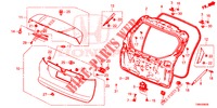 ACHTERKLEP PANEEL(2DE)  voor Honda CIVIC TOURER DIESEL 1.6 S 5 deuren 6-versnellings handgeschakelde versnellingsbak 2017