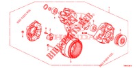 GENERATOR (DIESEL) (DENSO) voor Honda CIVIC TOURER DIESEL 1.6 S 5 deuren 6-versnellings handgeschakelde versnellingsbak 2017