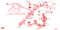 VOOR KNOKKEL  voor Honda CIVIC TOURER DIESEL 1.6 S 5 deuren 6-versnellings handgeschakelde versnellingsbak 2017