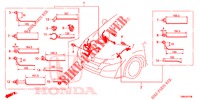 BEDRADINGSBUNDEL (4) (LH) voor Honda CIVIC TOURER 1.8 COMFORT 5 deuren 6-versnellings handgeschakelde versnellingsbak 2017