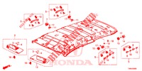 DAK VOERING  voor Honda CIVIC TOURER 1.8 COMFORT 5 deuren 6-versnellings handgeschakelde versnellingsbak 2017