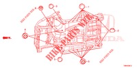 DOORVOERTULLE (INFERIEUR) voor Honda CIVIC TOURER 1.8 COMFORT 5 deuren 6-versnellings handgeschakelde versnellingsbak 2017